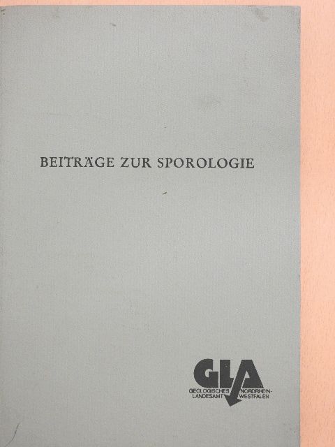 Robert Potonié - Beiträge zur Sporologie [antikvár]