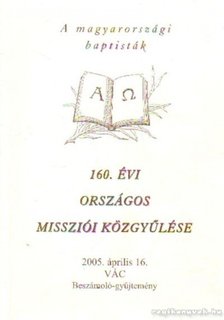 160. évi országos missziói közgyűlése [antikvár]