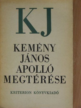 Kemény János - Apolló megtérése [antikvár]