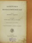 Fiók Károly - Egyetemes irodalomtörténet I. (rossz állapotú) [antikvár]