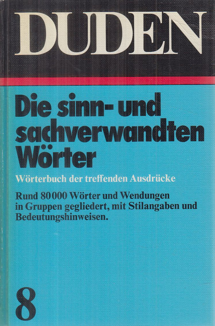 Wolfgang Müller - DUDEN Die sinn- und sacherwandten Wörter [antikvár]