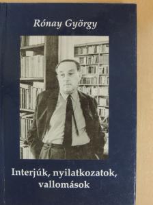 Hegyi Béla - Interjúk, nyilatkozatok, vallomások [antikvár]