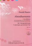 BANTER, HARALD - ABENDHARMONIE FÜR VOKALQUINTETT ODER 5-STIMMIGEN GEMISCHTEN CHOR