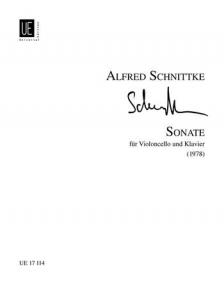SCHNITTKE, ALFRED - SONATE FÜR VIOLONCELLO UND KLAVIER (1978)