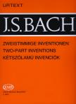 J. S. Bach - KÉTSZÓLAMÚ INVENCIÓK BWV 772-786 ZONGORÁRA URTEXT (SOLYMOS PÉTER)