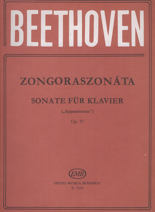 BEETHOVEN - ZONGORASZONÁTA ("APPASSIONATA") OP.57 (UJJRENDDEL ELLÁTTA:WEINER LEO)