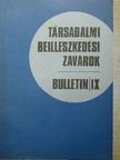 Társadalmi beilleszkedési zavarok IX. [antikvár]