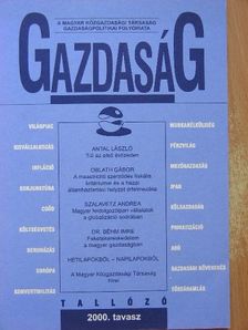 Antal László - Gazdaság 2000. tavasz [antikvár]