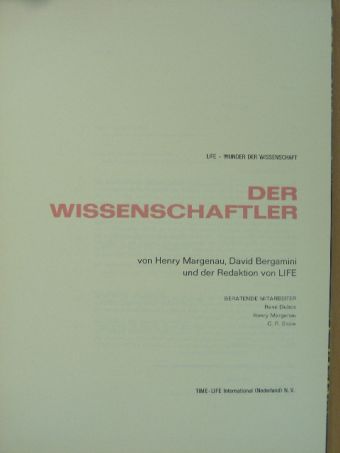 David Bergamini - Der Wissenschaftler [antikvár]