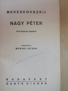 Mereskovszkij - Nagy Péter I-II. [antikvár]