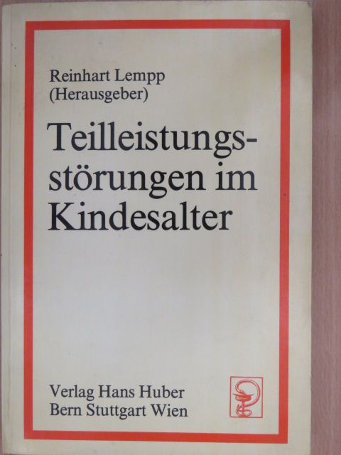 Teilleistungsstörungen im Kindesalter (dedikált példány) [antikvár]
