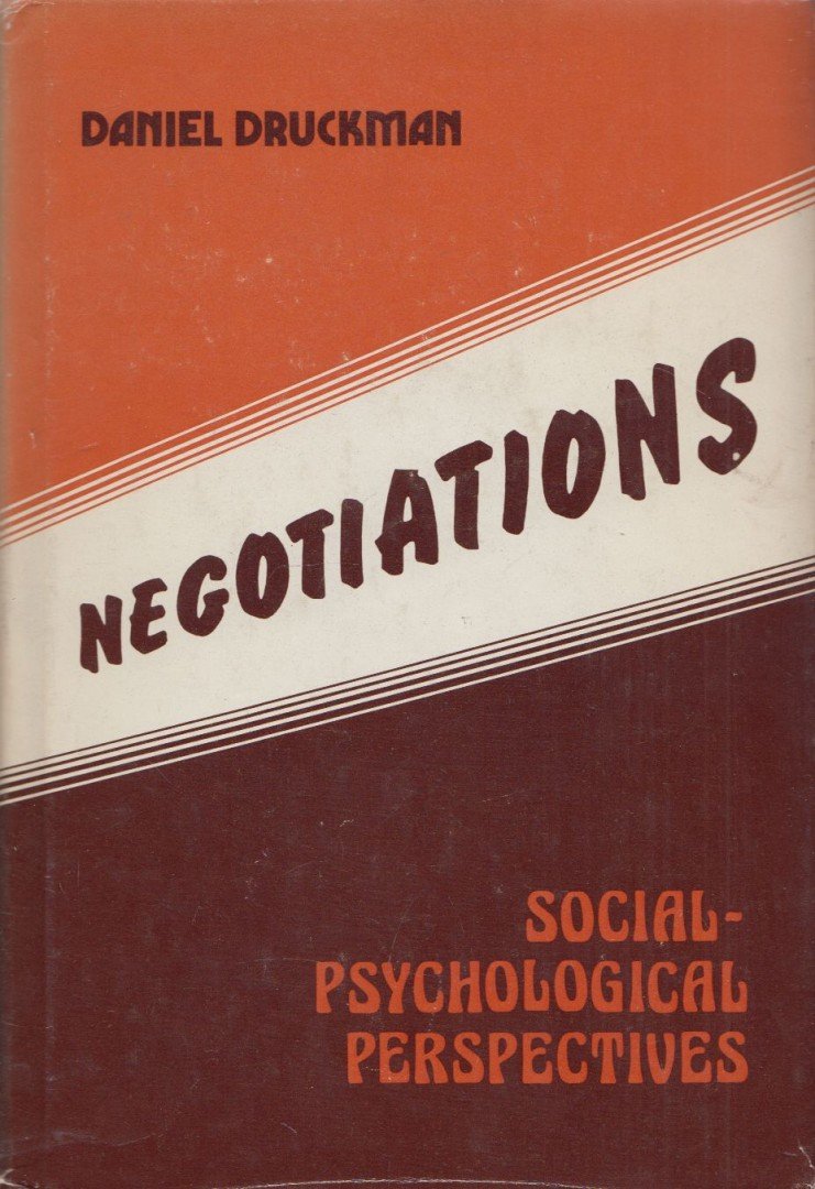 Daniel Druckman - Negotiations [antikvár]