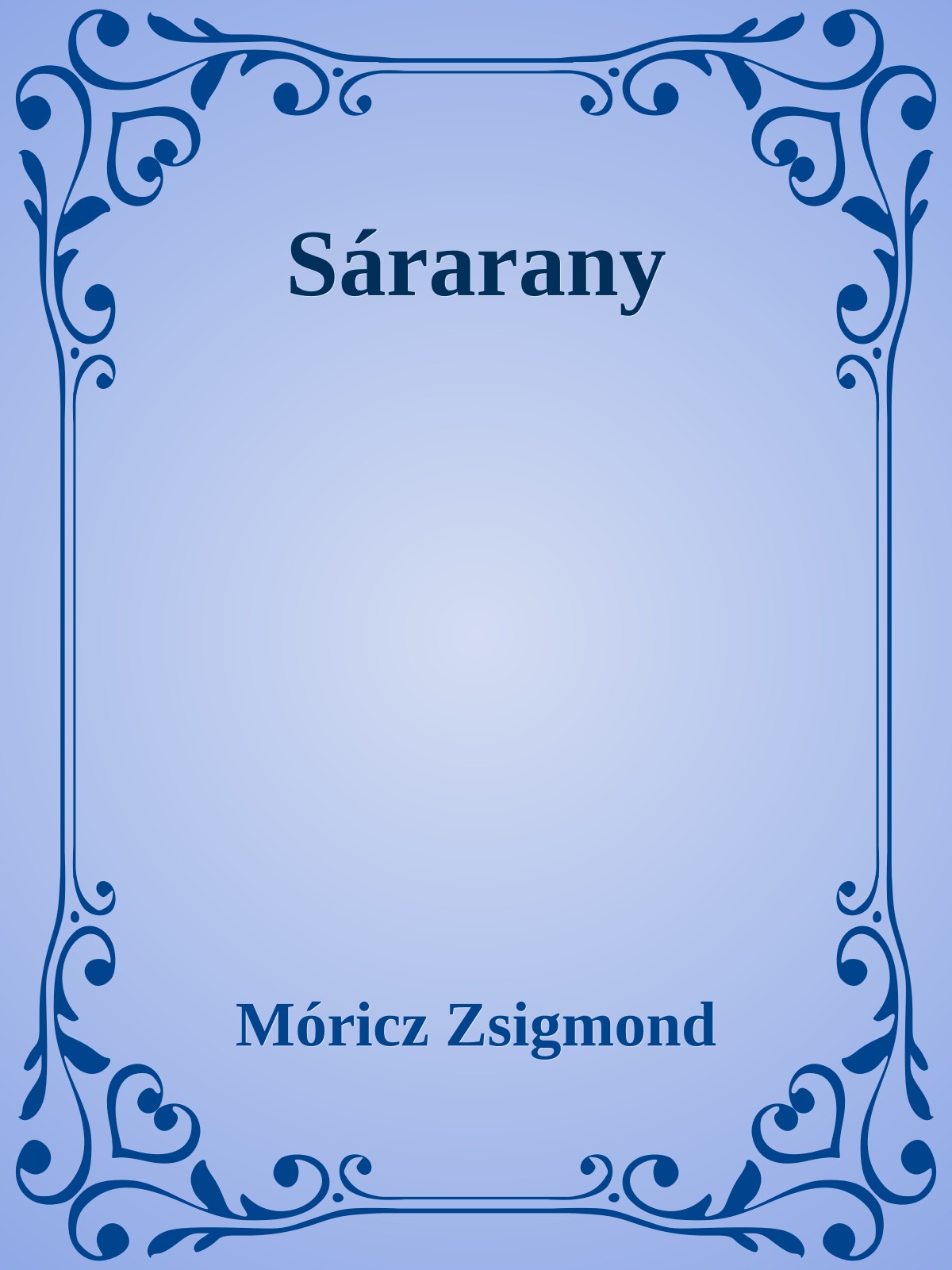 Móricz Zsigmond - Sárarany [eKönyv: epub, mobi]