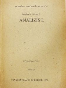 Leindler László - Analízis I. [antikvár]