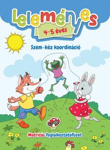 Válogatás, - Leleményes 4-5 éves - Szem-kéz koordináció - Matricás foglalkoztatófüzet