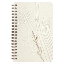 P0130-0469 - Jegyzetfüzet Clairefontaine Tulip paper, spirálos, 11x17cm, 50 lapos, pontozott