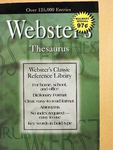 Webster's Thesaurus [antikvár]