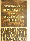 Leo Wittmayer - Demokratie und Parlamentarismus [antikvár]