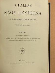 A Pallas Nagy Lexikona II. (töredék) [antikvár]