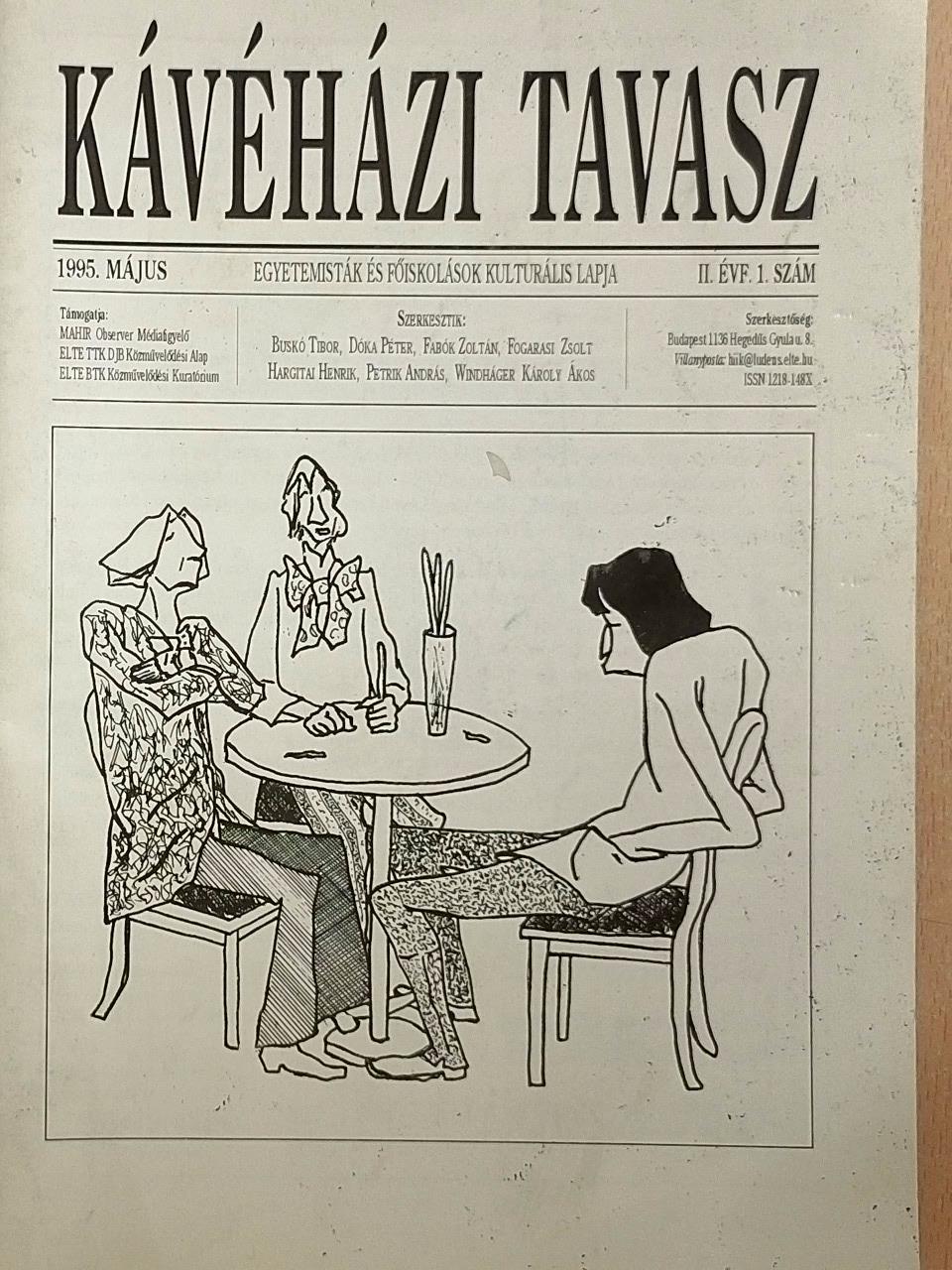 Ablonczy Balázs - Kávéházi Tavasz 1995. május [antikvár]