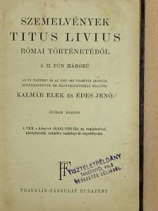 Titus Livius - Szemelvények Titus Livius római történetéből  [antikvár]