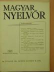 Aujeszky László - Magyar Nyelvőr 1966. október-december [antikvár]