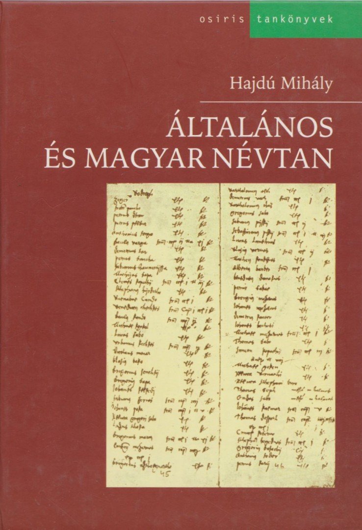 HAJDÚ MIHÁLY - Általános és magyar névtan [antikvár]