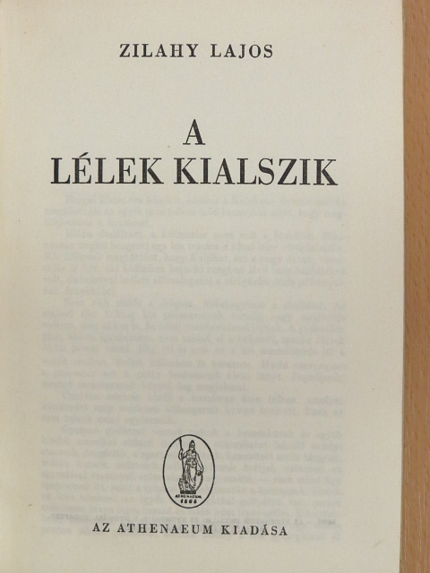 Zilahy Lajos - A lélek kialszik [antikvár]