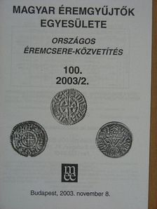 Országos éremcsere-közvetítés 2003/2. [antikvár]