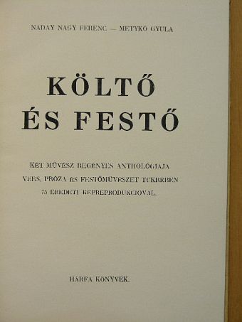 Metykó Gyula - Költő és festő [antikvár]