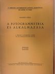 Hankó Géza - A fotogrammetria és alkalmazása [antikvár]
