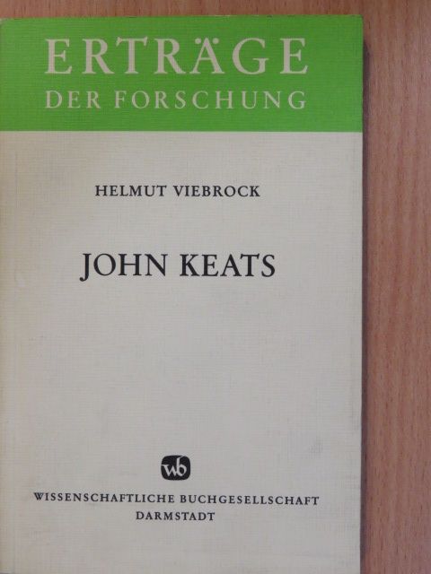 Helmut Viebrock - John Keats (dedikált példány) [antikvár]