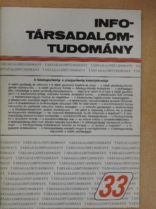 Belyó Pál - Info-Társadalomtudomány 1995. augusztus [antikvár]