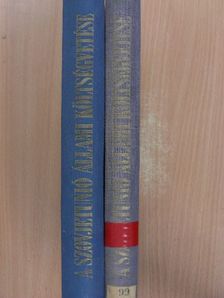 N. N. Rovinszkij - A Szovjetunió állami költségvetése I-II. [antikvár]