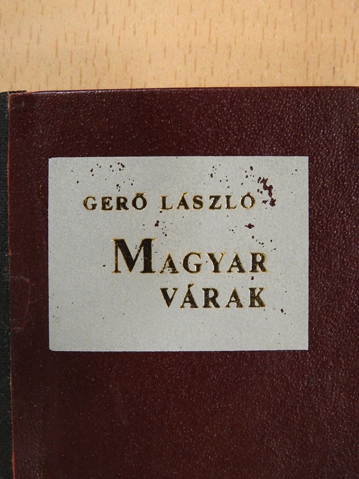 Gerő László - Magyar várak (minikönyv) (számozott) [antikvár]