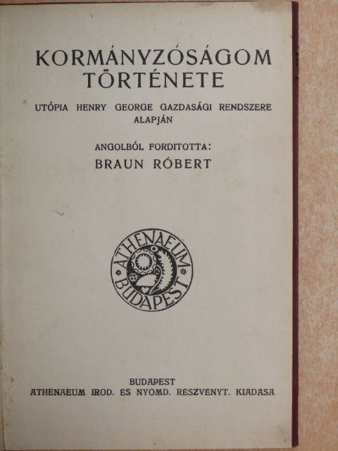 Kormányzóságom története [antikvár]