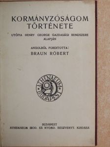 Kormányzóságom története [antikvár]
