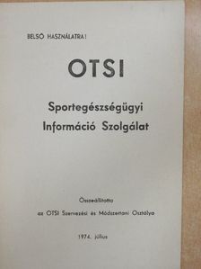 Dr. Grubich Vilmos - Sportegészségügyi Információ Szolgálat [antikvár]