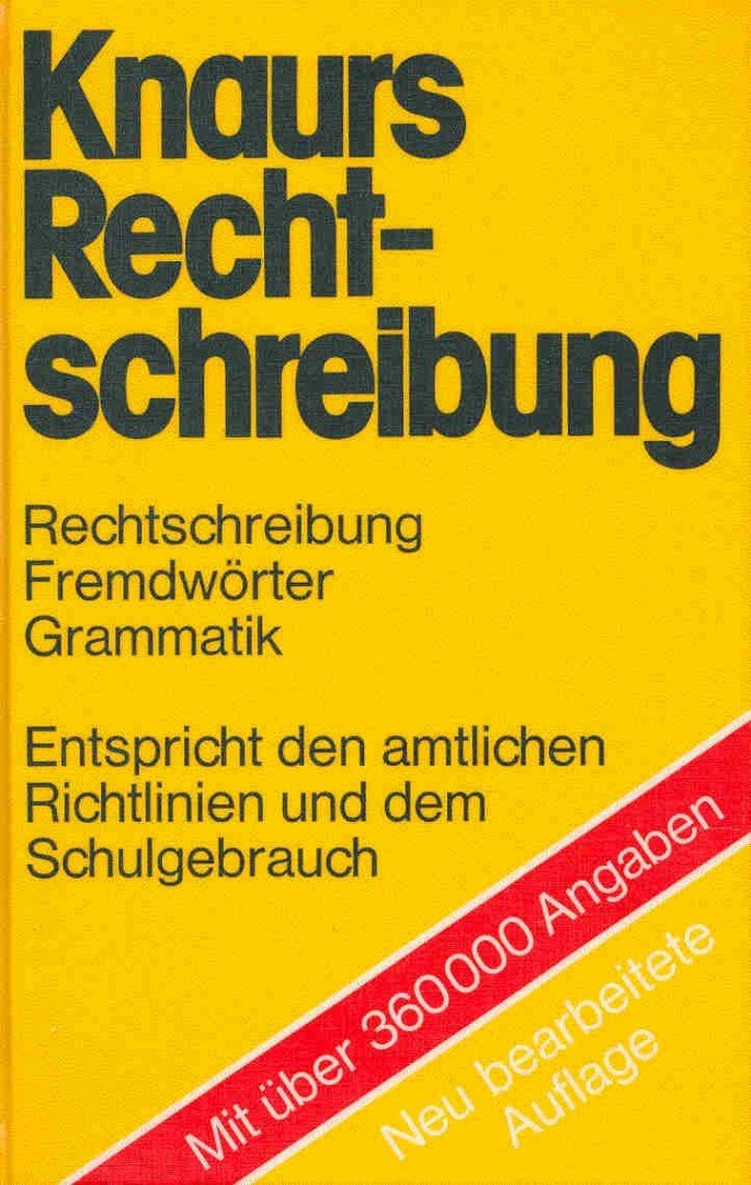 Knaurs Rechtschreibung [antikvár]