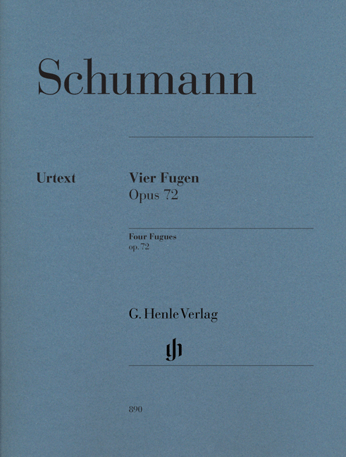 Schumann, Robert - VIER FUGEN OP.72 FÜR KLAVIER URTEXT (HERTTRICH/SCHILDE)