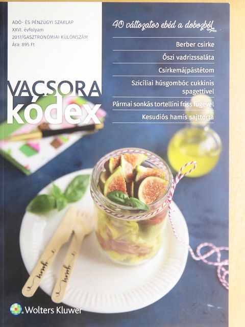L. Takács Anikó - Vacsora kódex 2017/Gasztronómiai különszám [antikvár]