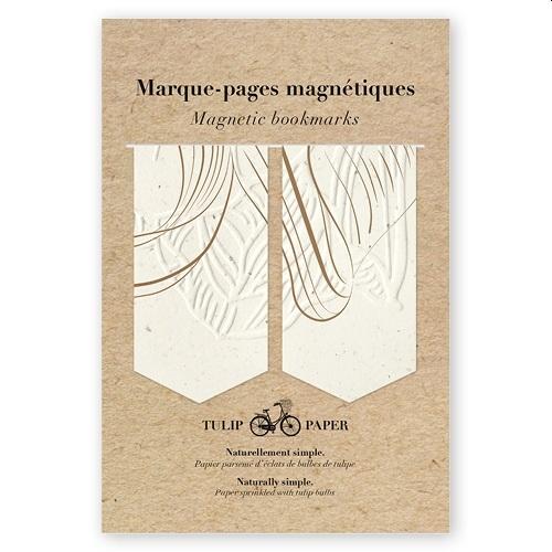 P0130-1254 - Mágneses könyvjelző Clairefontaine Tulip Paper, 10,5x15,5cm
