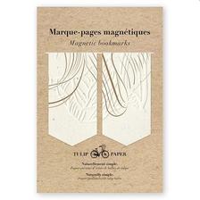 P0130-1254 - Mágneses könyvjelző Clairefontaine Tulip Paper, 10,5x15,5cm