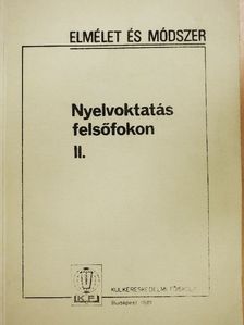 Kovács Ilona - Nyelvoktatás felsőfokon II. [antikvár]