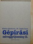 Dr. Lábdy Lajos - Gépírási szöveggyűjtemény II. [antikvár]