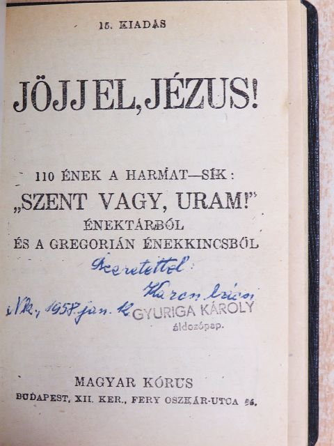 Jöjj el, Jézus! [antikvár]