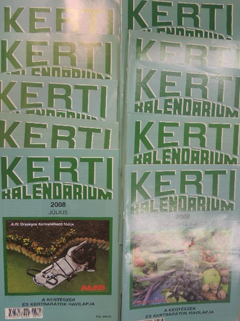 Kerti Kalendárium 2008. január-december [antikvár]