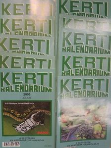 Kerti Kalendárium 2008. január-december [antikvár]