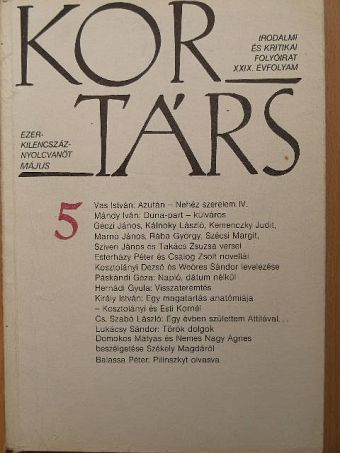 András László - Kortárs 1985. május [antikvár]