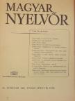 Aujeszky László - Magyar Nyelvőr 1966. április-június [antikvár]